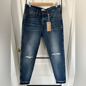 NWT Madewell High Rose Skinny Sz 31 Petite